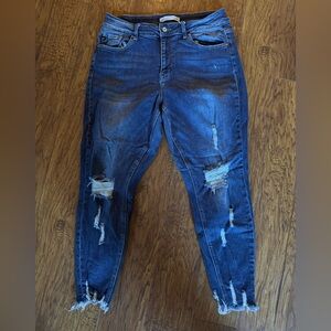 KanCan Ripped Indigo Skinny Jeans